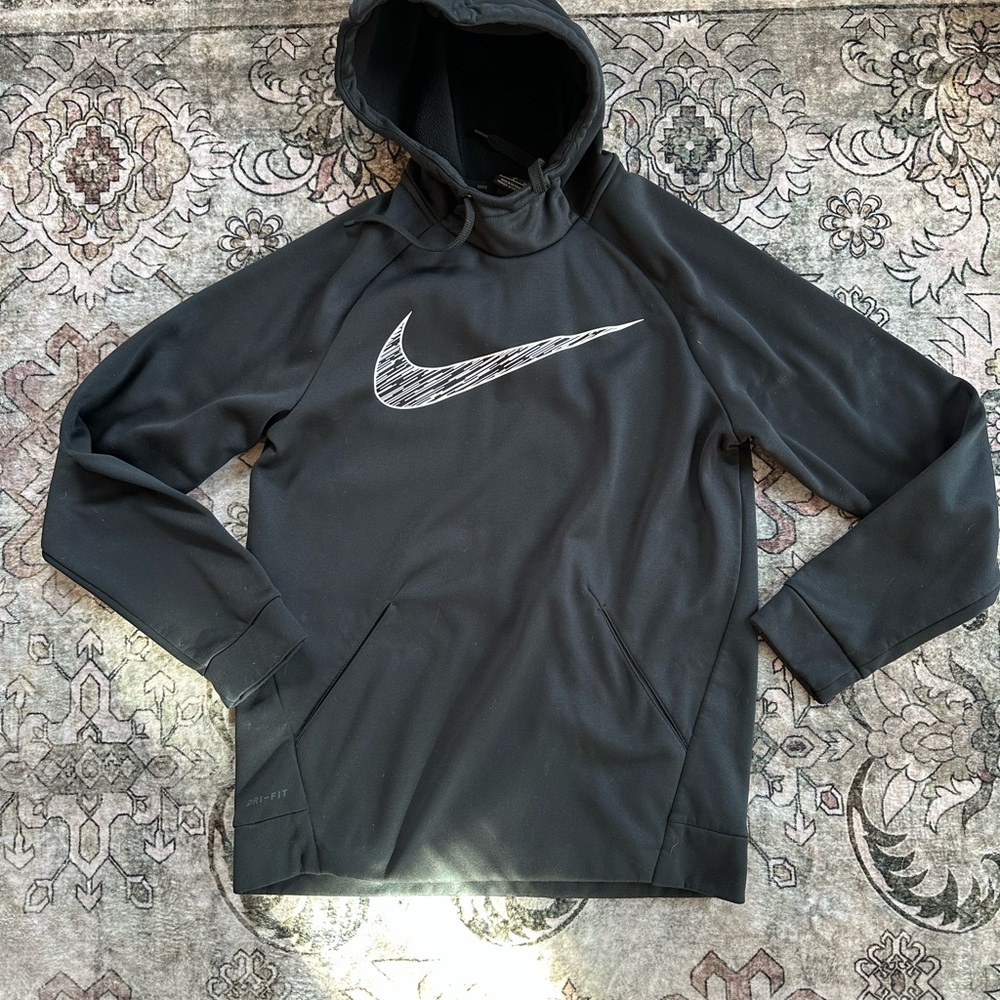 Nike Men's Black dri-fit Hoodie